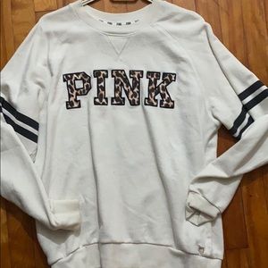 Pink crew neck